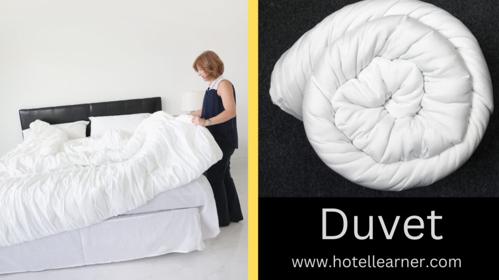 Duvet cover. How to Arrange a Bed In a Hotel